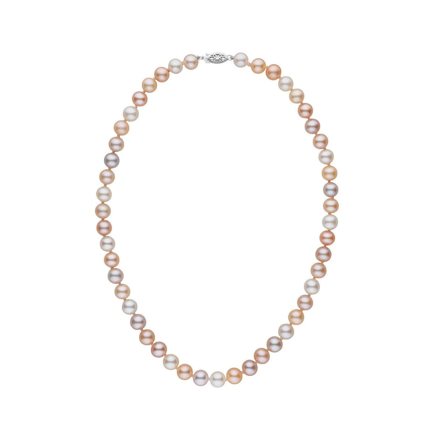 7.5-8.0 mm AAA Multicolor Freshwater Pearl Necklace