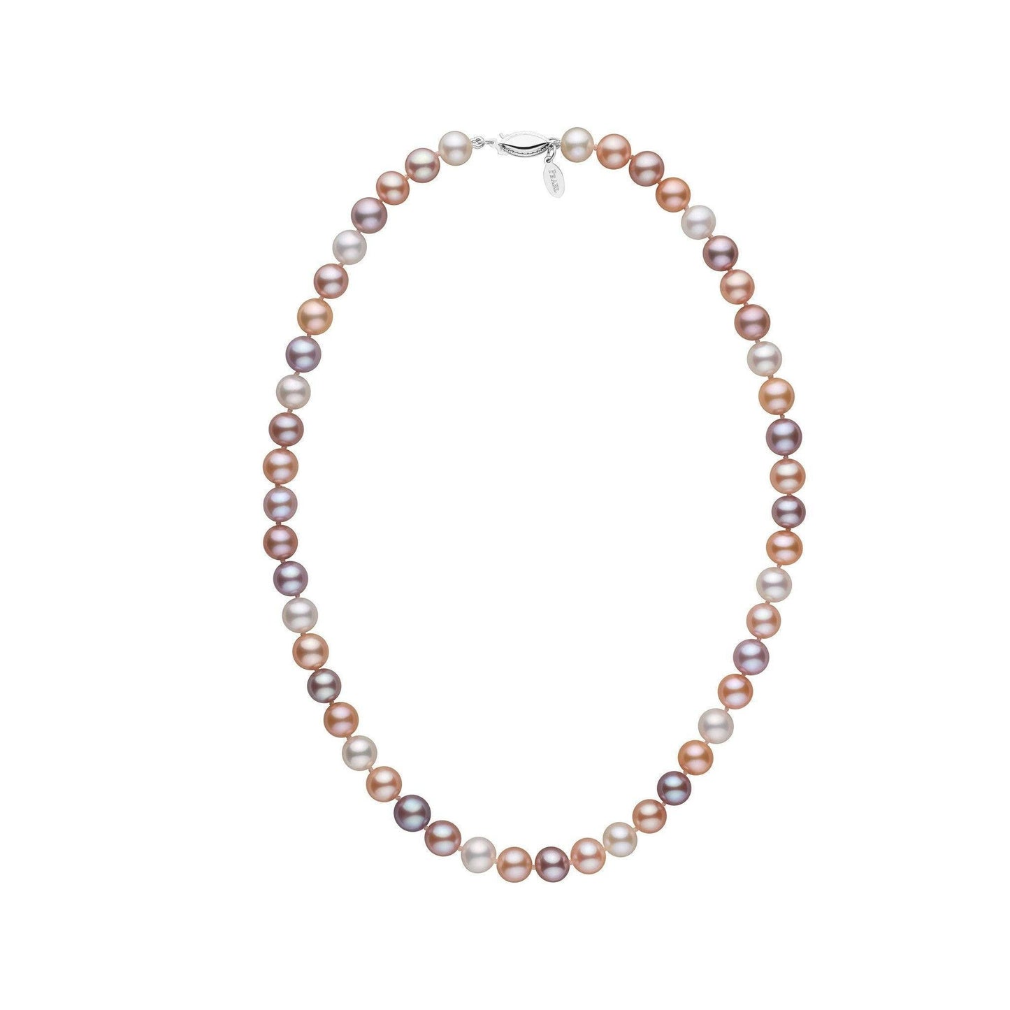 7.5-8.0 mm Multicolor Freshadama Freshwater Pearl Necklace
