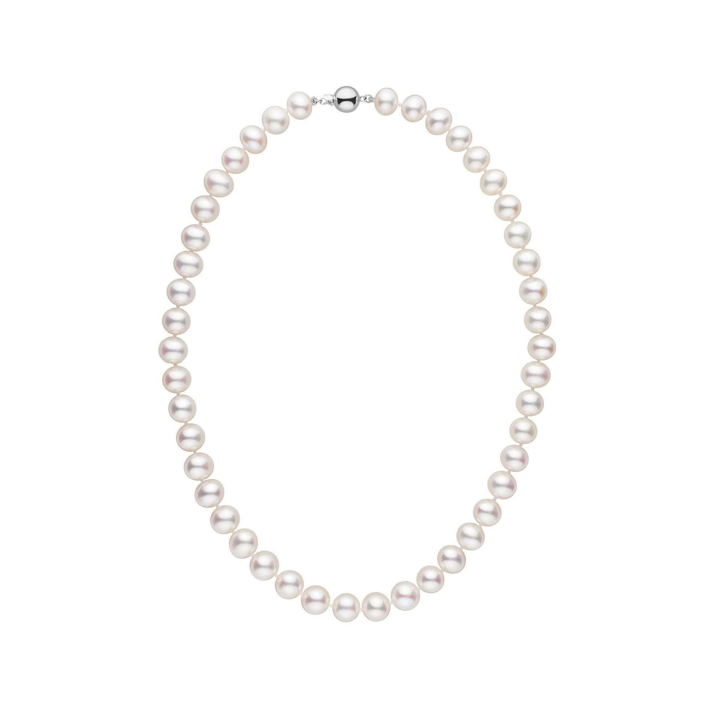 8.5-9.0 mm AA+ White Freshwater Pearl Necklace