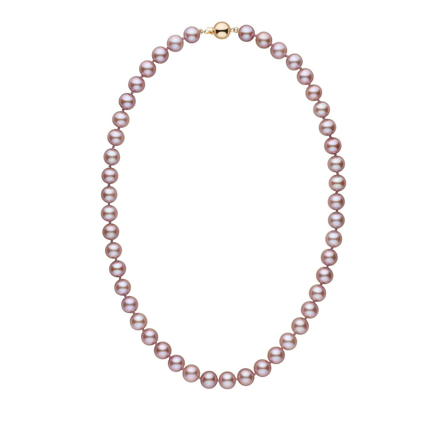8.5-9.0 mm AAA Lavender Freshwater Pearl Necklace