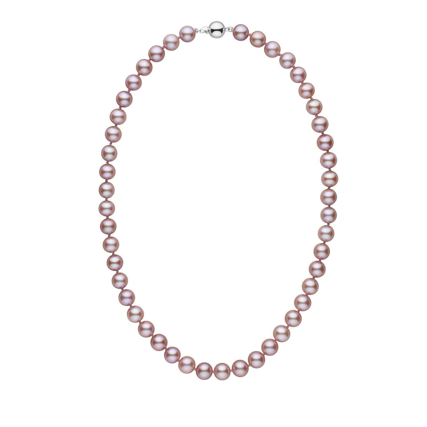 8.5-9.0 mm AAA Lavender Freshwater Pearl Necklace