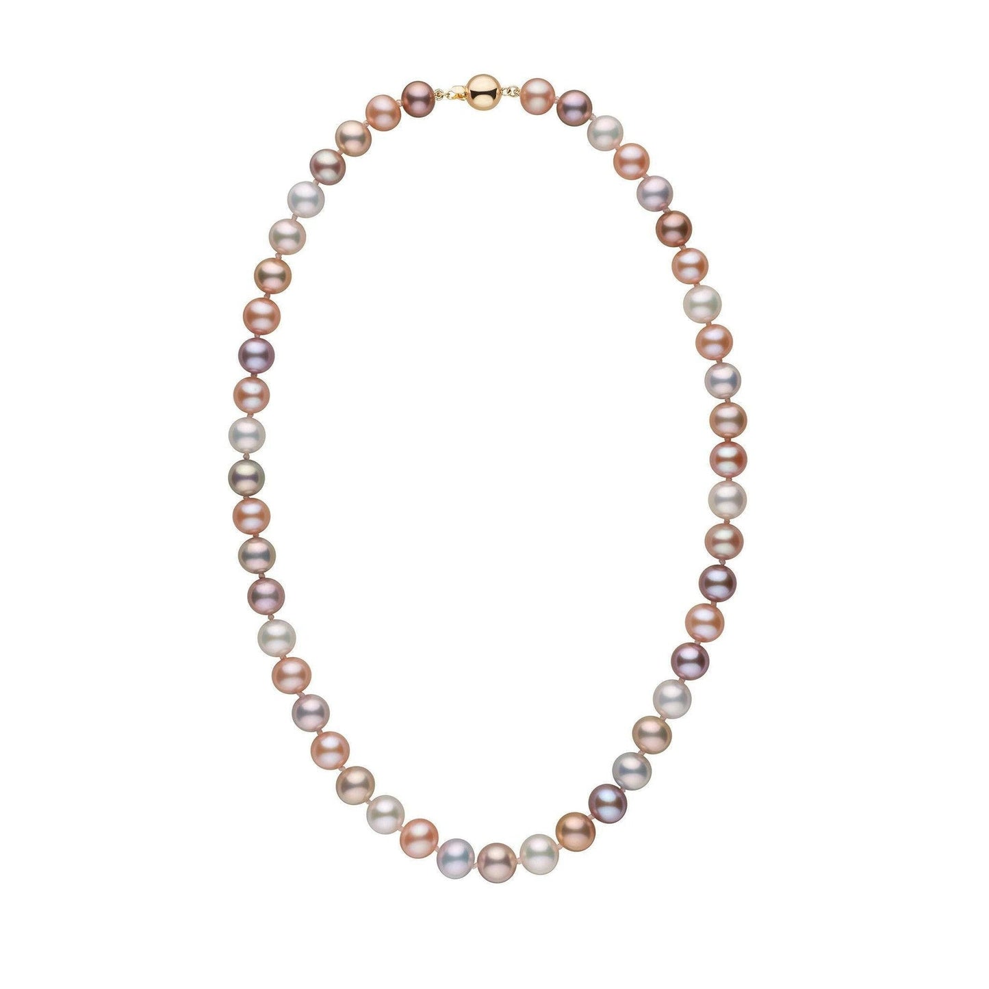 8.5-9.0 mm AAA Multicolor Freshwater Pearl Necklace