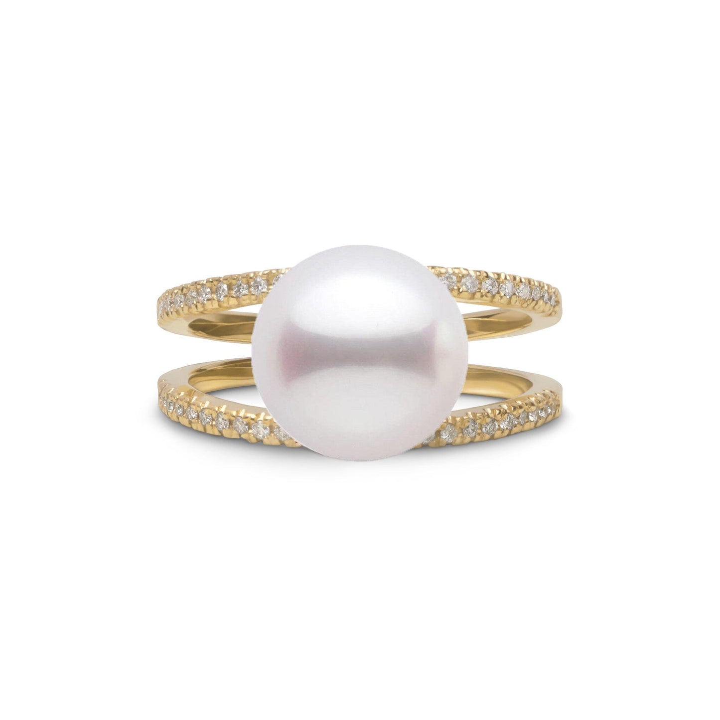 Bridge Collection 9.0-10.0 mm Freshadama Pearl and Diamond Ring