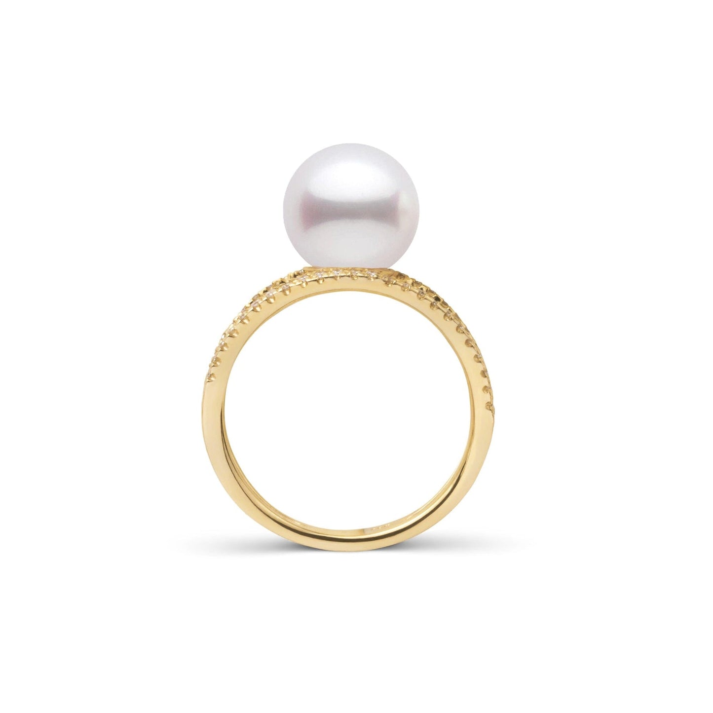 Bridge Collection 9.0-10.0 mm Freshadama Pearl and Diamond Ring