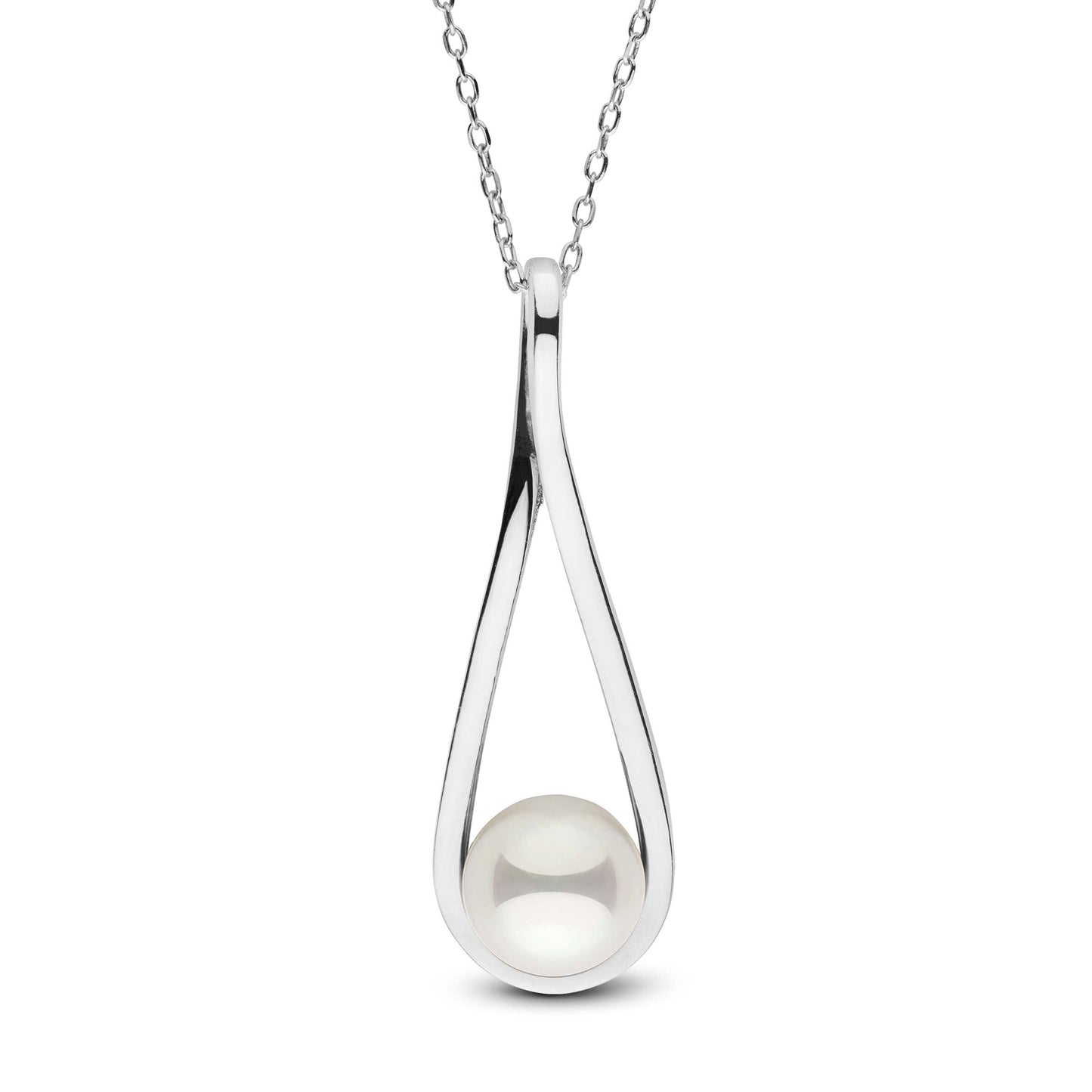 Cradle Collection 8.0-8.5 mm Akoya Pearl Pendant
