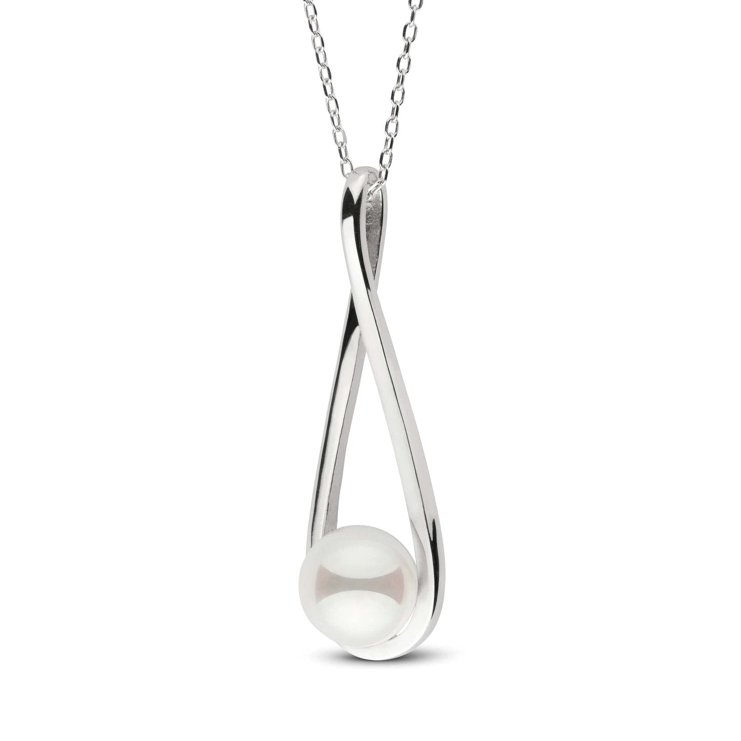 Cradle Collection 8.0-8.5 mm Akoya Pearl Pendant