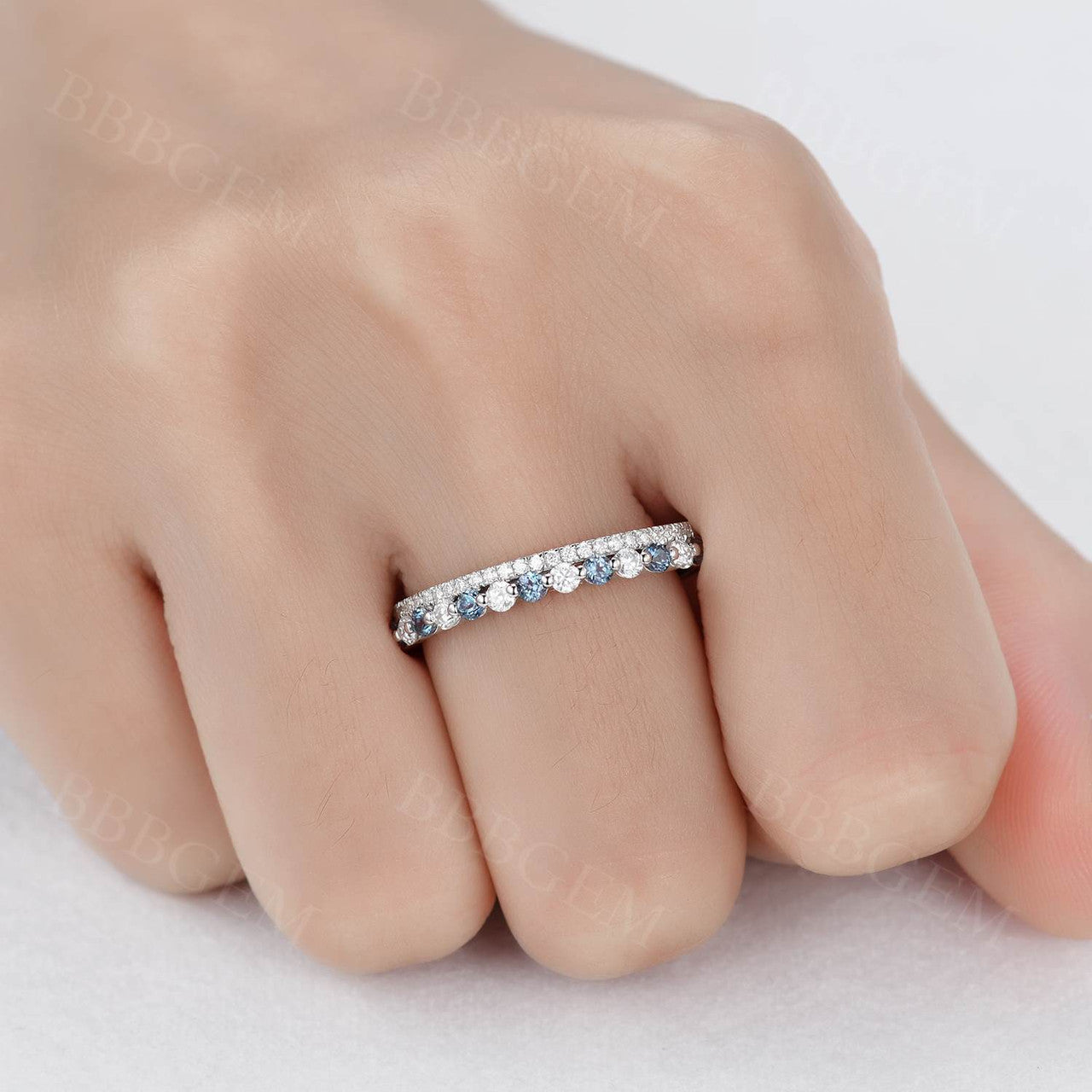 Moissanite Band-BBBGEM Moissanite Rings