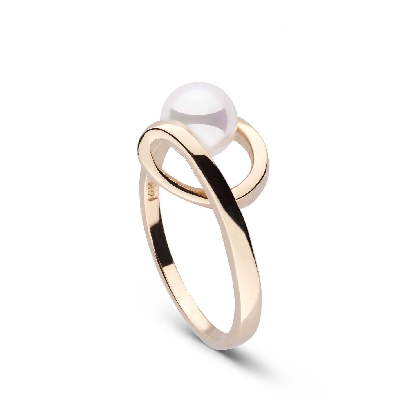 Cursive Collection 6.0-6.5 mm Akoya Pearl Ring