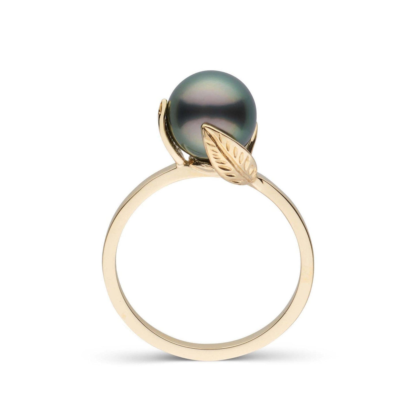 Leaf Collection 8.0-9.0 mm Tahitian Pearl Ring