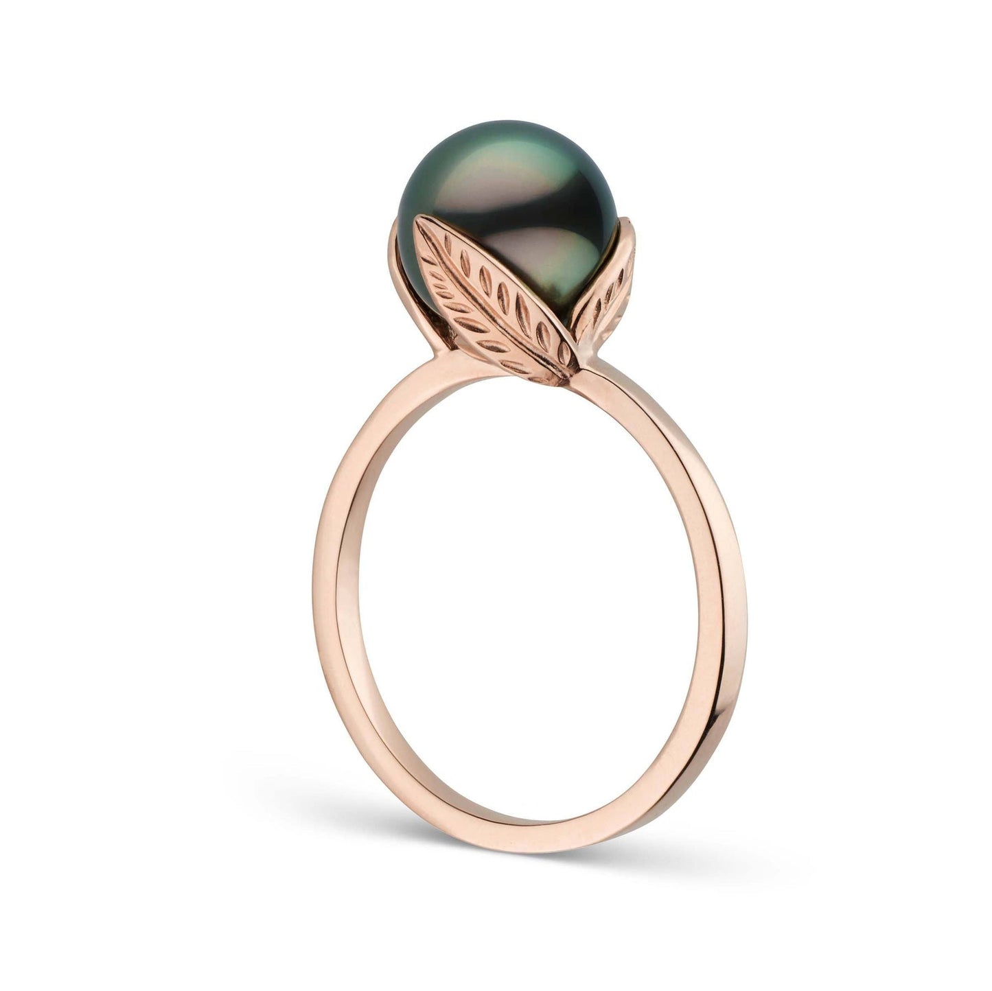 Leaf Collection 8.0-9.0 mm Tahitian Pearl Ring