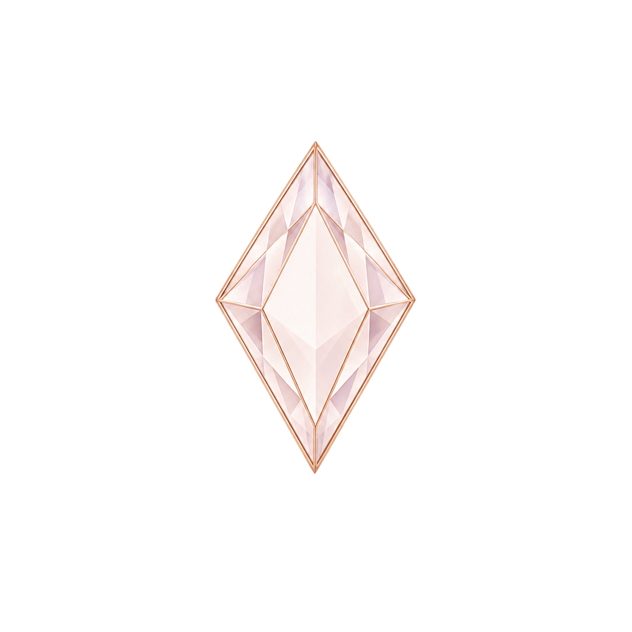 Kite Cut gemstone silhouette