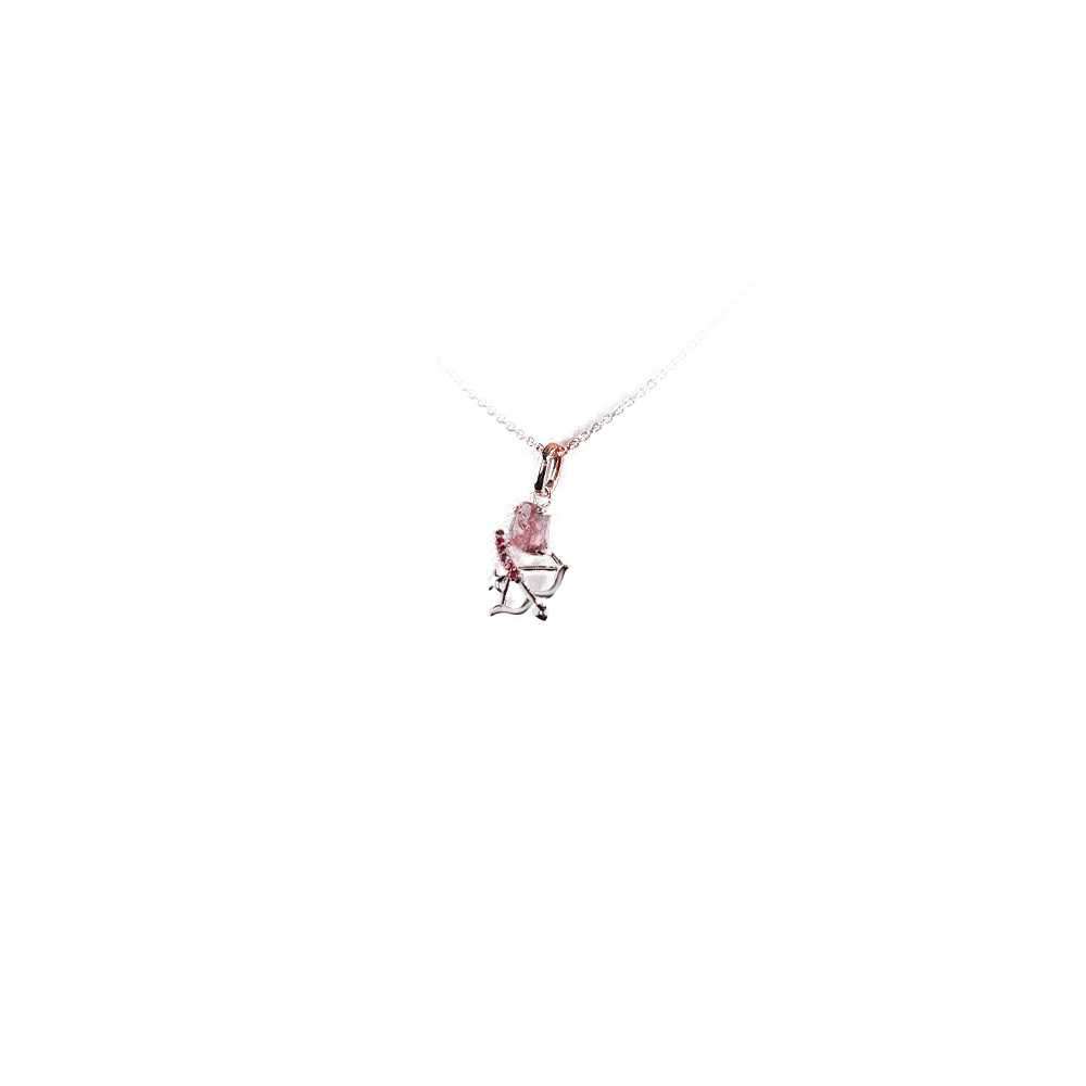 Sagittarius Bow and Arrow Pendant Necklace