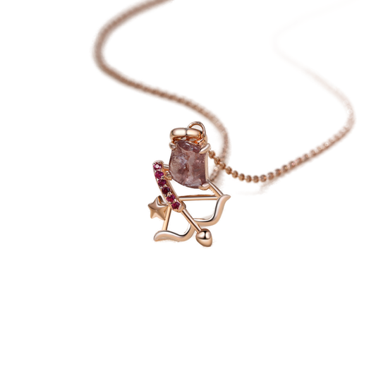 Sagittarius Bow and Arrow Pendant Necklace