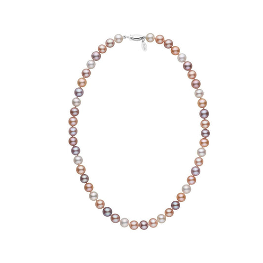7.5-8.0 mm Multicolor Freshadama Freshwater Pearl Necklace
