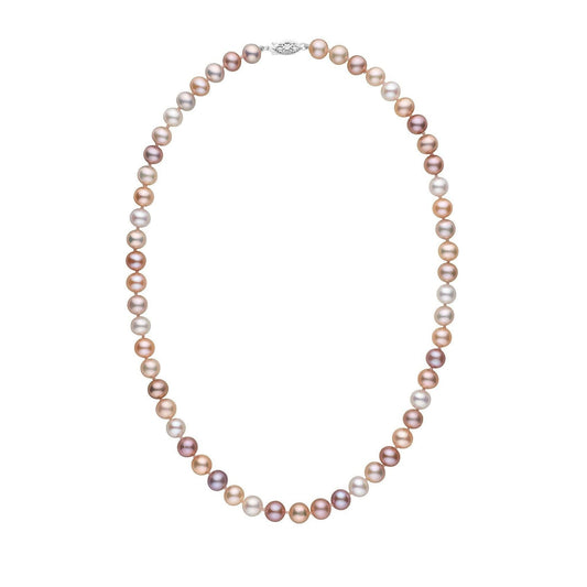 7.5-8.0 mm AA+ Multicolor Freshwater Pearl Necklace