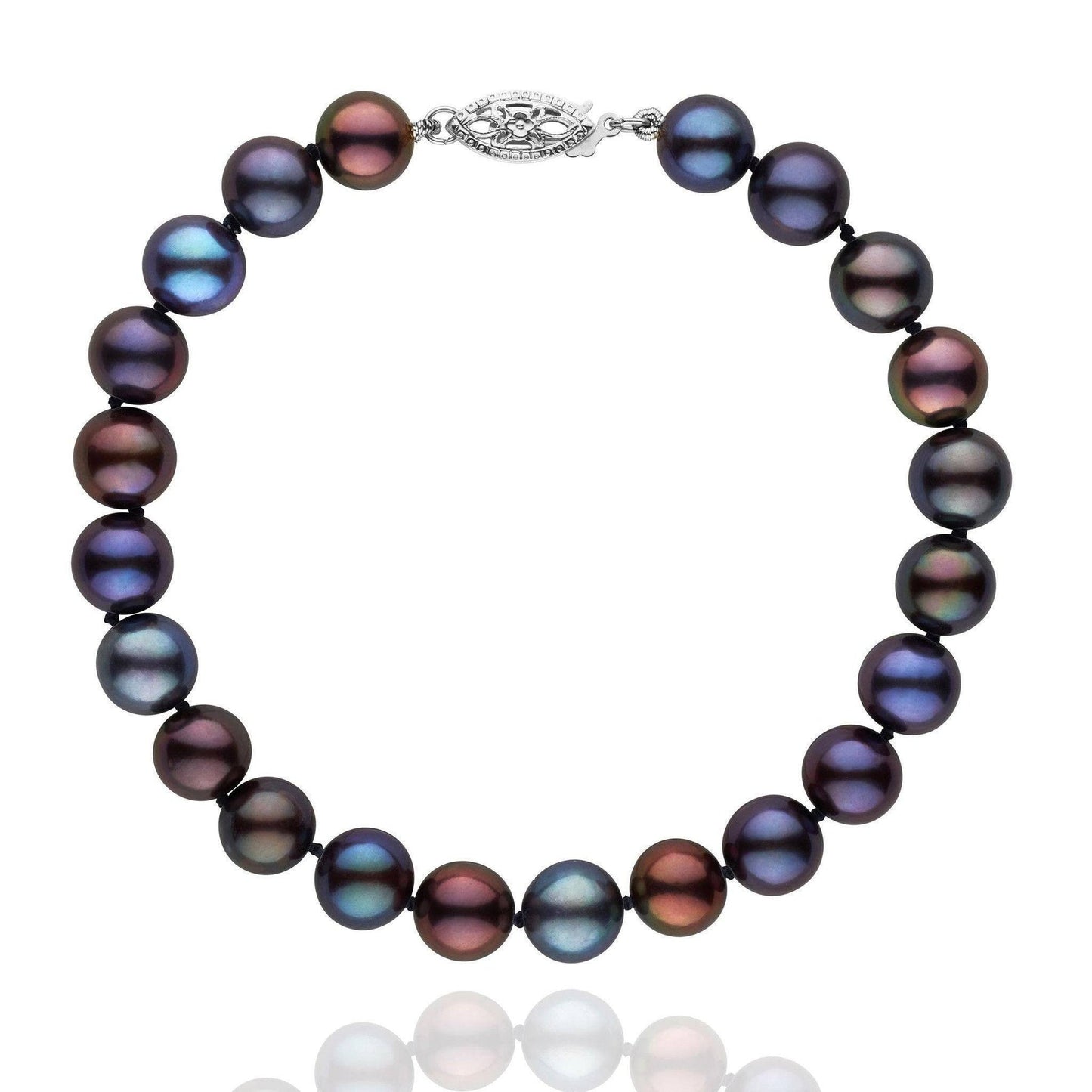 7.5-8.0 mm Black Freshwater AAA Pearl Bracelet
