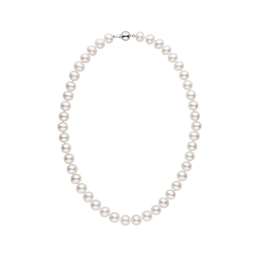 8.5-9.0 mm AA+ White Freshwater Pearl Necklace