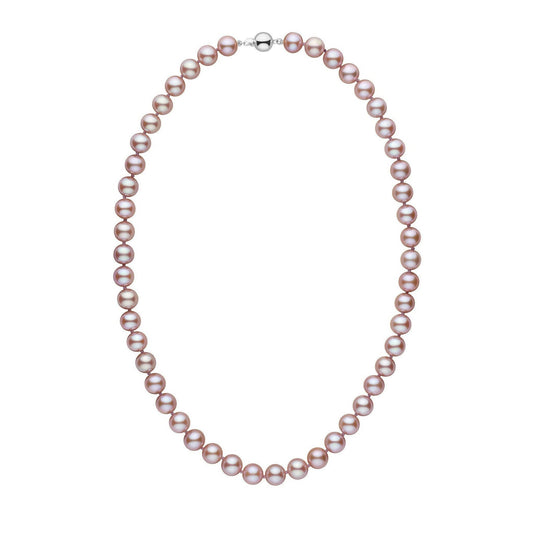 8.5-9.0 mm AA+ Lavender Freshwater Pearl Necklace
