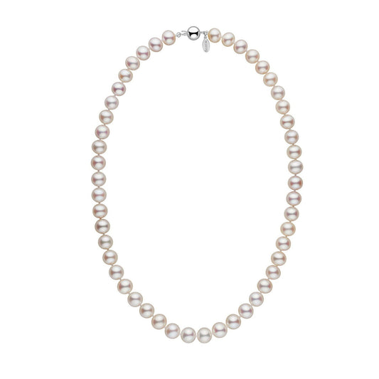 8.5-9.0 mm White Freshadama Freshwater Pearl Necklace