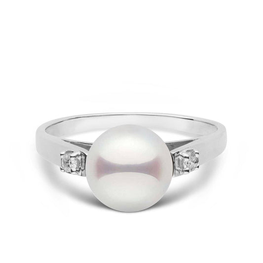 Promise Collection 9.0-9.5 mm Akoya Pearl Ring