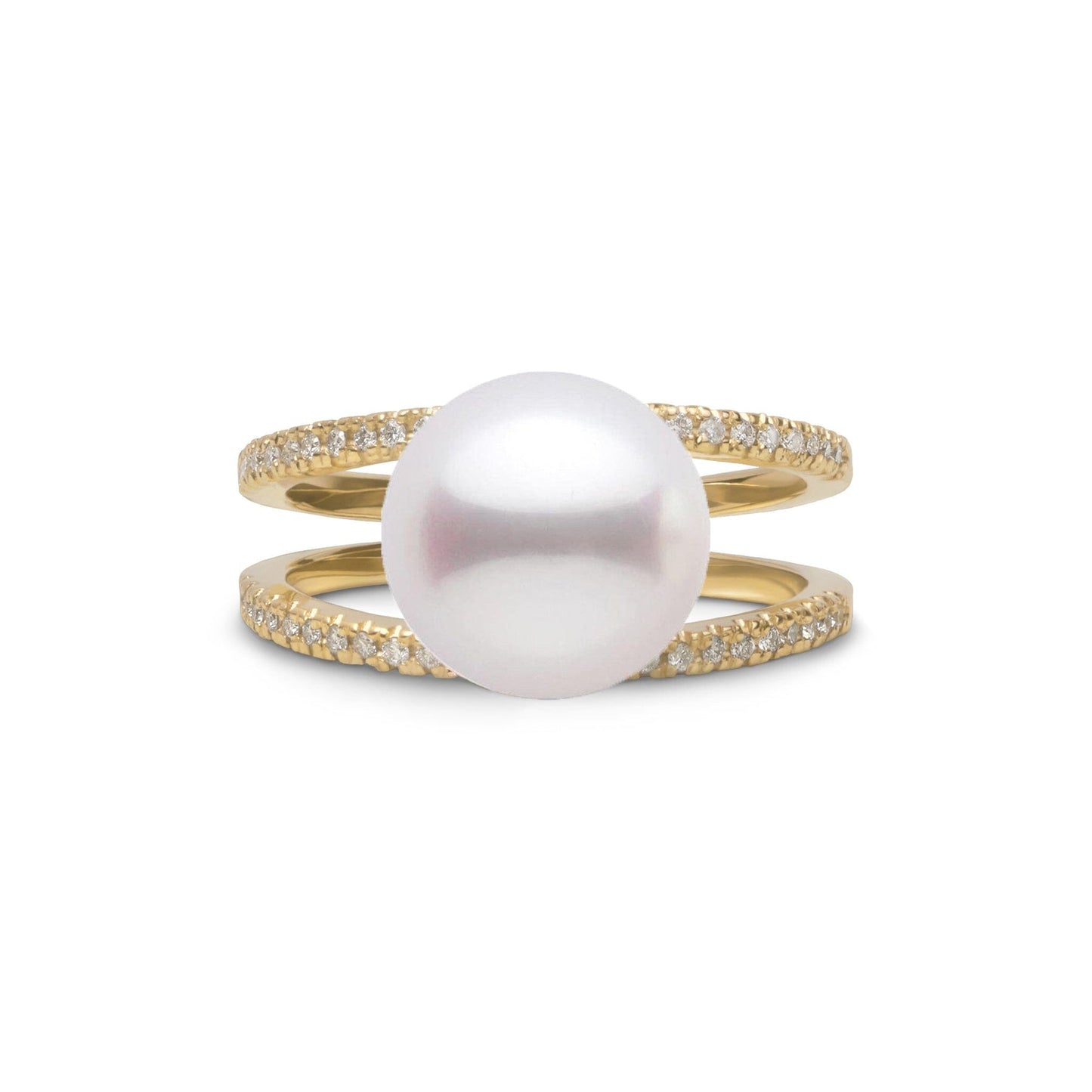 Bridge Collection 9.0-10.0 mm Freshadama Pearl and Diamond Ring