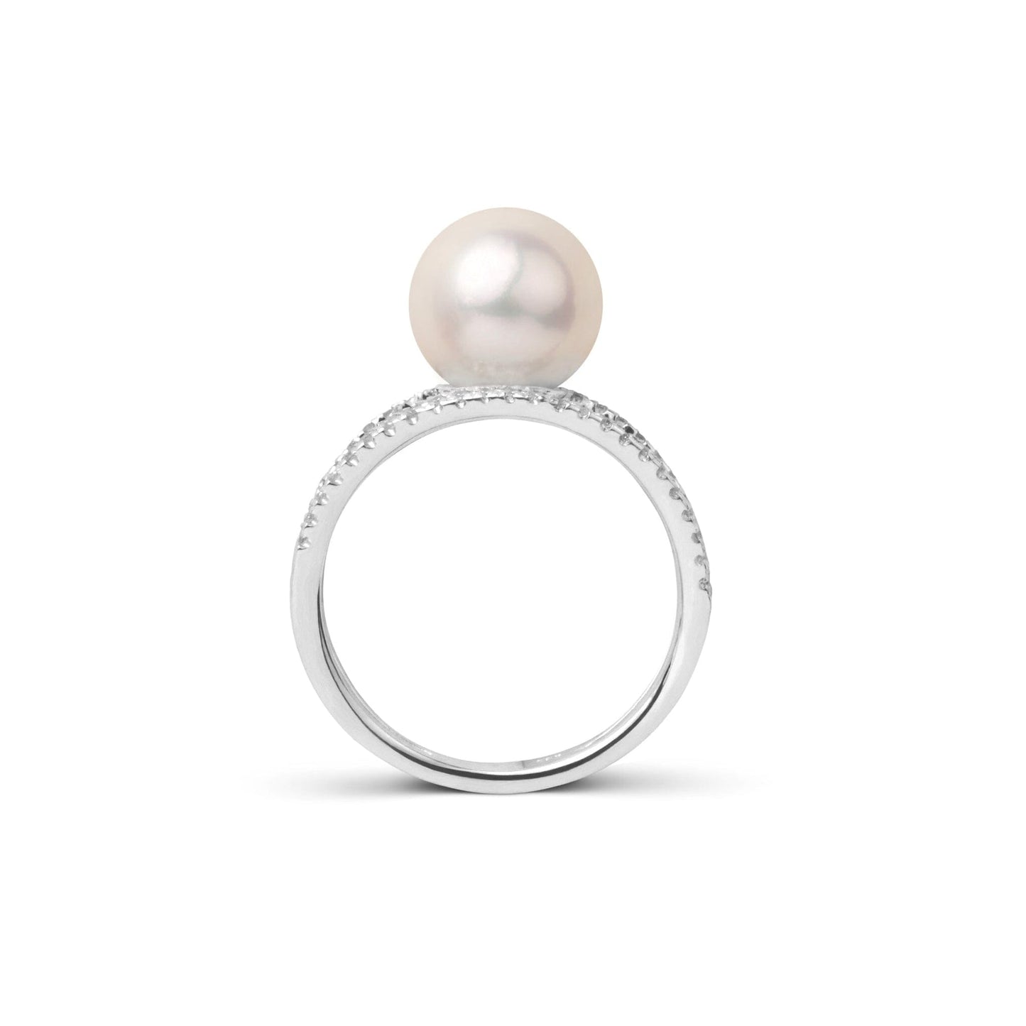 Bridge Collection 9.0-10.0 mm Freshadama Pearl and Diamond Ring