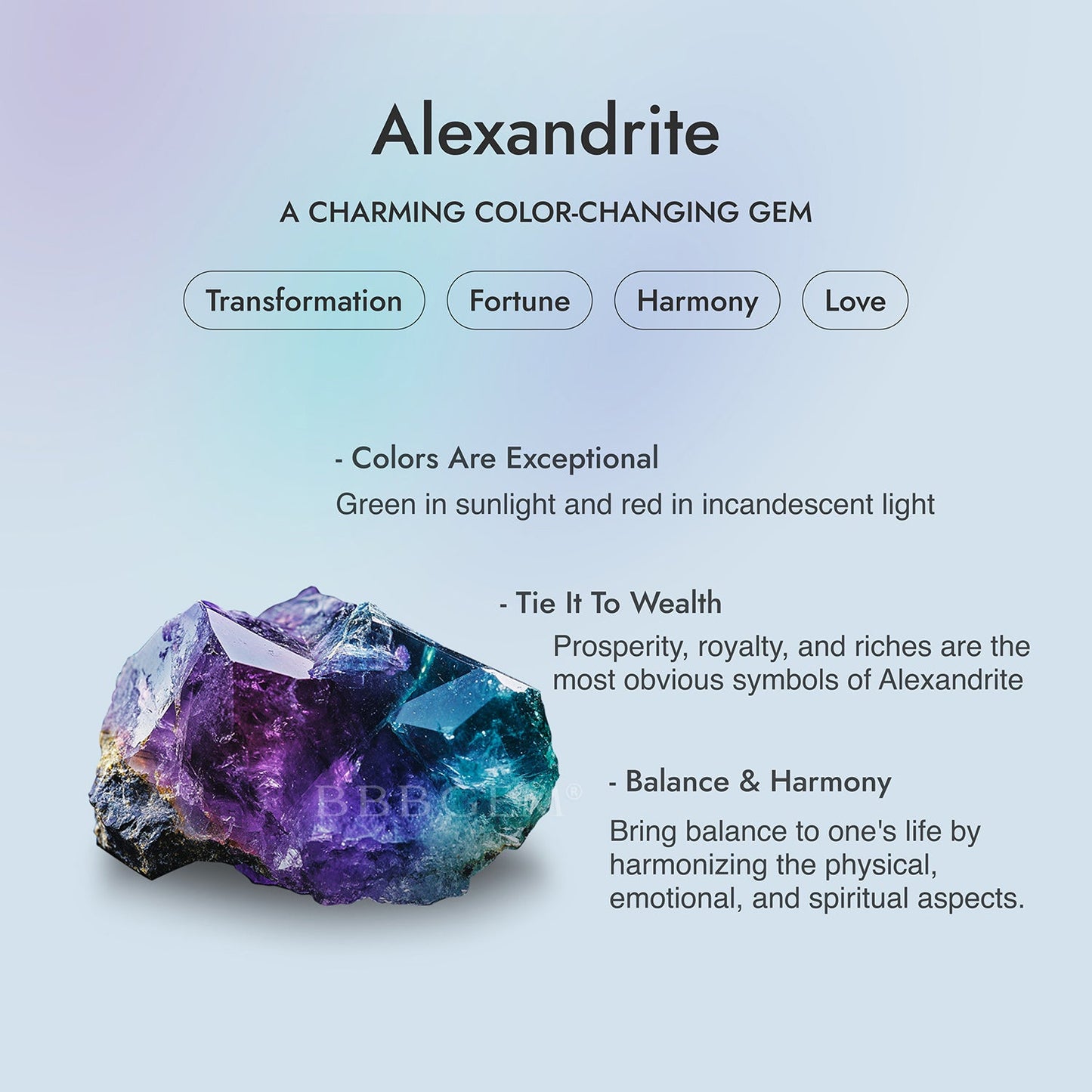 WhisperVow Alexandrite Diamond Cluster Wedding Band