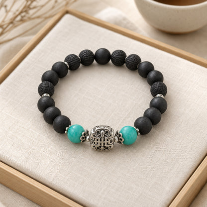 Five Element Water Incense Bead Bracelet for Everyday Ritual