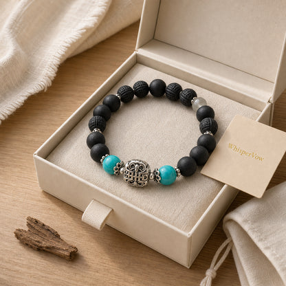 Five Element Water Incense Bead Bracelet for Everyday Ritual