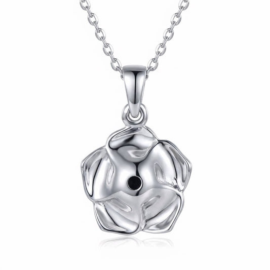 2ct Round Cut Alexandrite Necklace 14k Gold Unique 5 Prong Floral Pendant, Anniversary Gift for Women