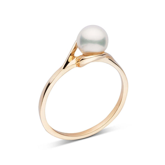 Petite Collection 6.0-6.5 mm Akoya Pearl Ring