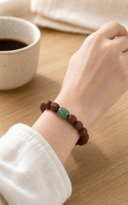 Rose Scent Hexagonal Incense Bead Bracelet for Her