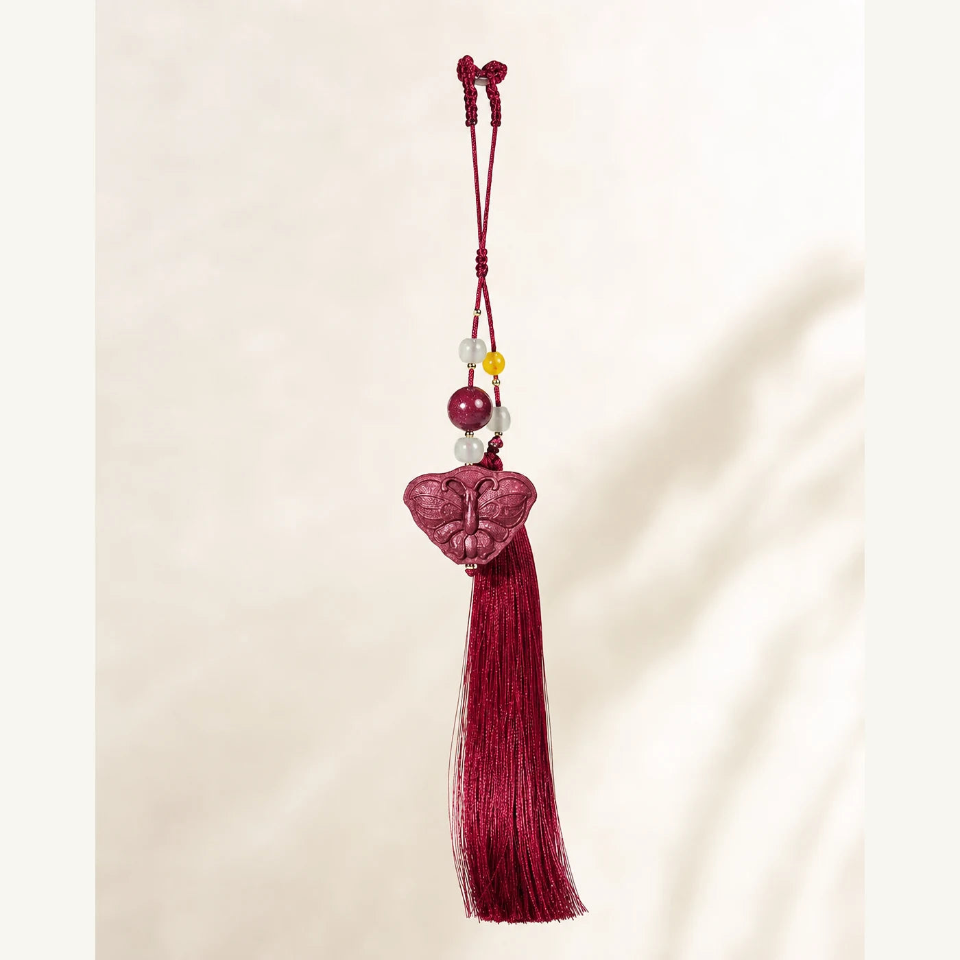 Rose Scent Butterfly Incense Pendant Charm front view by WhisperVow