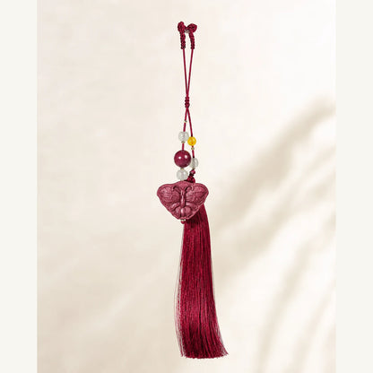 Rose Scent Butterfly Incense Pendant Charm front view by WhisperVow
